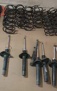 کمک فنر استوک تعمیر نشده درحد نو و فنر لول جلوبندی