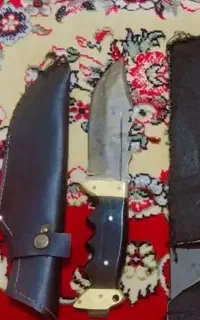 سلام درخدمتم قسمت مناسب چاقو تیغه آهنی با عینک