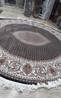 فرش آشپزخانه دایره فرش ماهی۷۰۰شانه گرد مارک یلدا