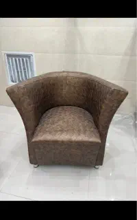 صندلی چرم تکی