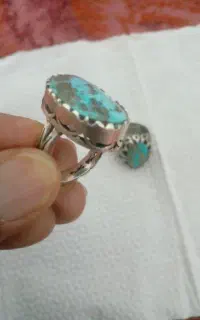 نقره انگشتر فیروزه اصل