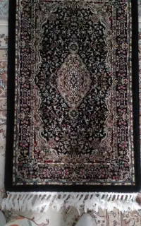 فرش ۵۰۰شانه قدیمی ۱×۱نونوسرمه ای