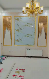 کناف سقف کاذب نقاشی کاغذ دیواری نرده استیل مبل باغ