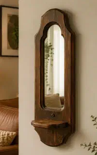 آینه چوبی