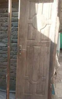 کم کوم درب ورق ضخیم دردرب چوبی ملامین قوطی ۲&۲اهن
