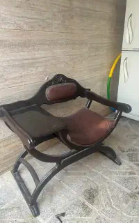 میز تلفن / صندلی چوبی / دکوری