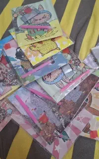 نقاشی الماسی پشت و رو ۱۰ عدد باهم