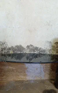 میز شیشه ای چوبی