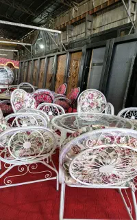 صندلی باغی در بیضی گلبرگ