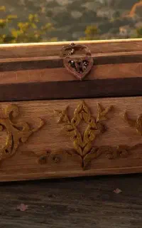 صندوقچه وتزینات چوبی