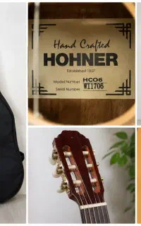 گیتار کلاسیک Hohner HC06 با کیف سالم و تمیز