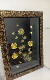 تابلو مسی چهار گل در حد نو در اندازه ۴۵/۶۵