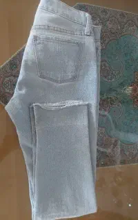 شلوار لی ترک دخترانه بچگانه قد ۸۰