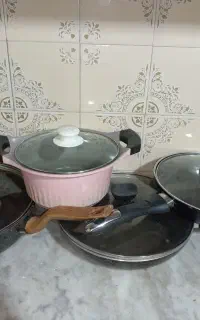 کتری و قوری  قابلمه و ماهی تابه