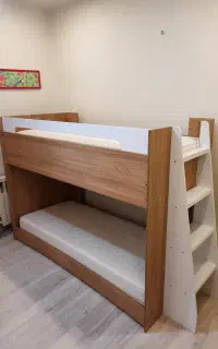 تخت دو طبقه MDF مدل T124( چیدمان کالا)