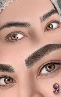 آرایش دائم( ۲نفر یک نفر رایگان ) لب ابرو چشم