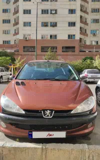 پژو 206 دوگانه کارخانه SD مدل 87 TU5