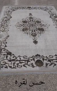 فرش طرح حس نقره *++ رنگ طبیعی زیبا