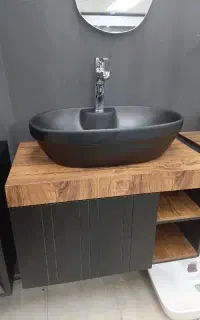 میلانو روکابینتی مشکی مات پی وی سی