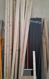 قوطی پروفیل بست فلنچ چوب روسی و نصب رگال و قوطی