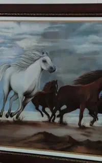قاب نقاشی پاستل گچی