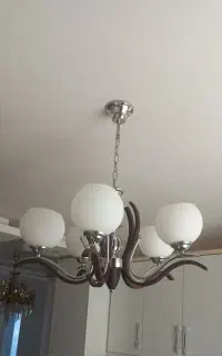 فروش لوستر آشپزخانه مدرن بابدنه فلز ،کروم