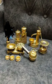 برنجی برنزی برنز مجسمه پرنده
