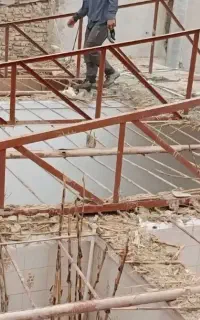 جوشکاری خرپا و پله و تخریب