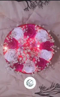 گل روبانی و پروانه ای