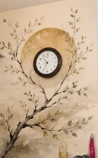 نقاشی داخل خانه ، منظره ، دکوراتیو