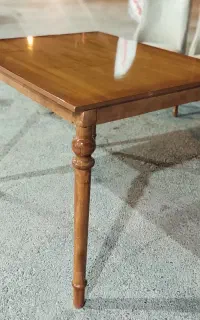 میزغذاخوری چوبی / پایه مخروطی