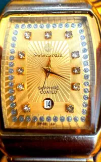 ساعت عتیقه سوئیسی  22k gold طلا
