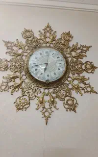 ساعت دیواری برنجی