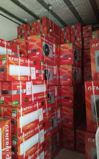 فروش کولر گازی جنرال گلدو مدل لبخندی استیل