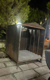 خانه سگ آهنی نو