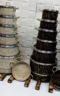 سرویس قابلمه ۲۱پارچه طرح ببری نو