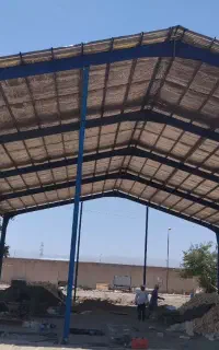 اجرای ورق سقف ساندویچ پانل فایبر گلاس تعمیرات سقف