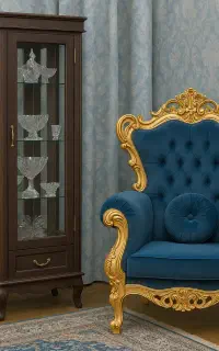بوفه ی چهار طبقه چوبی