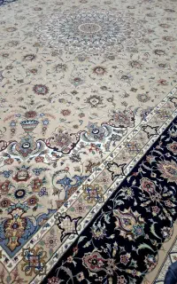 2عدد فرش9متری نخ ابریشم1250شانه در حد آکبند