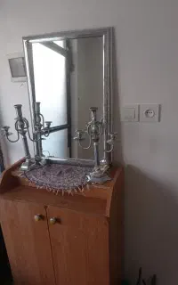 آینه وشمعدان جنس خوب