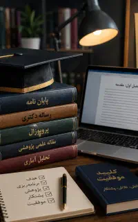 پایان نامه رساله مقاله کلیه رشته ها تحویل فوری