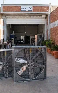 فن هواکش ۱۴۰ در ۱۴۰ با تسمه پولی آلومینیومی