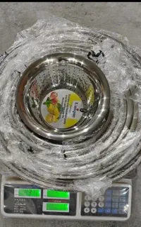 آبکش و لگن استیل مارک یونیک