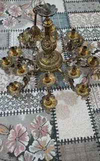 لوستر تمام برنجی سنگین