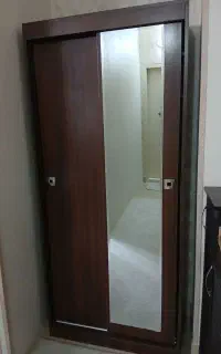 جاکفشی آینه دار درب ریلی
