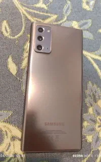 سامسونگ note20 رام۸ حافطه۲۵۶ خشک و زیرخاکی نایاب