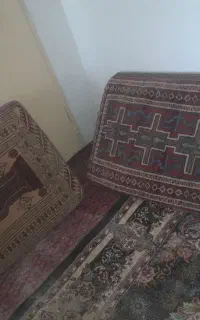 ۴عدد پشتی دستباف
