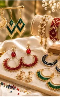 آموزش زیورآلات میوکی(منجوق بافی)و آموزش نقاشی