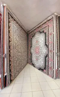 فرش۱۲متری  مشگی طلاکوب۷۰۰نماحاجی حسینی طلاب صدوق۱۵