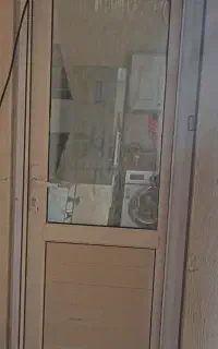 درب پی وی سی به همراه توری
